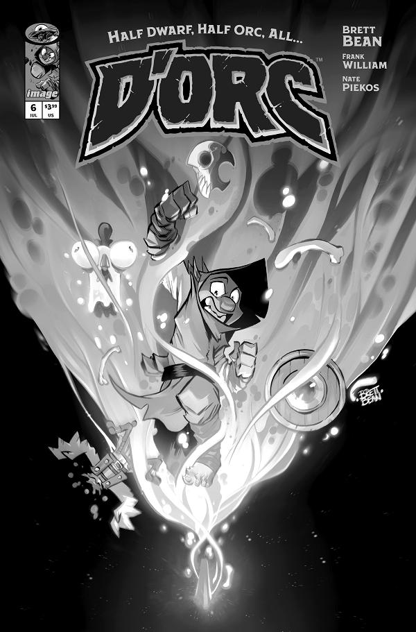 Dorc #6 CVR C CVR C INC 1:25 BRETT BEAN B&W cover