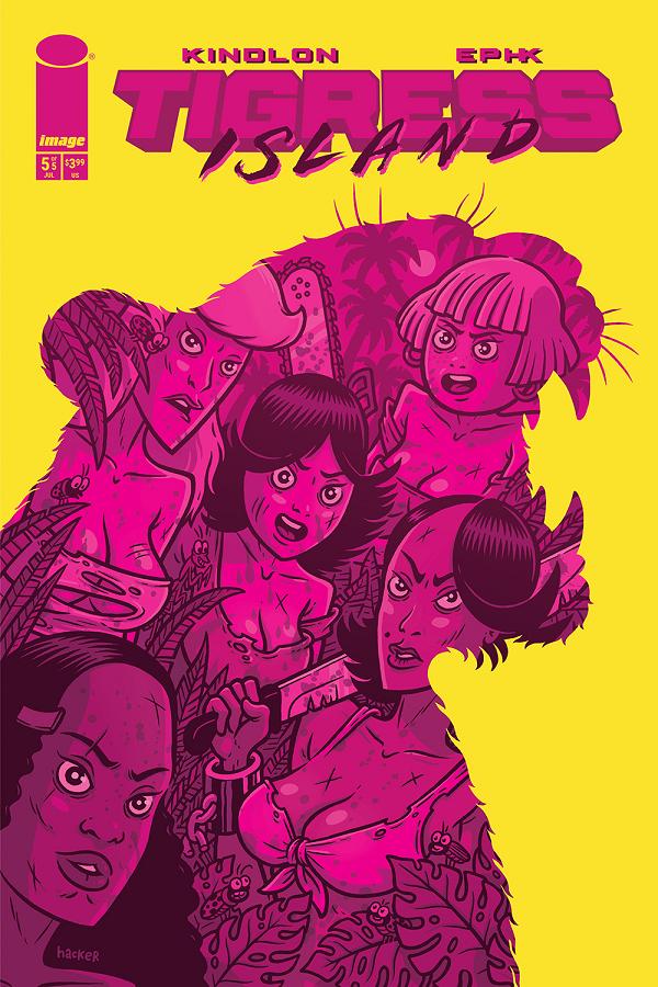 Tigress Island #5 CVR C (OF 5) CVR C MICHAEL HACKER cover