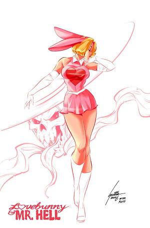 Devils Due Presents Lovebunny & Mr Hell #1 CVR D (ONE SHOT) CVR D INC 1:25 SVETA SHUBINA FOIL cover