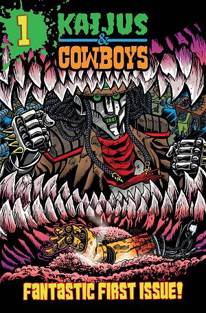 Kaijus & Cowboys #1 CVR A FRANKIE B WASHINGTON cover