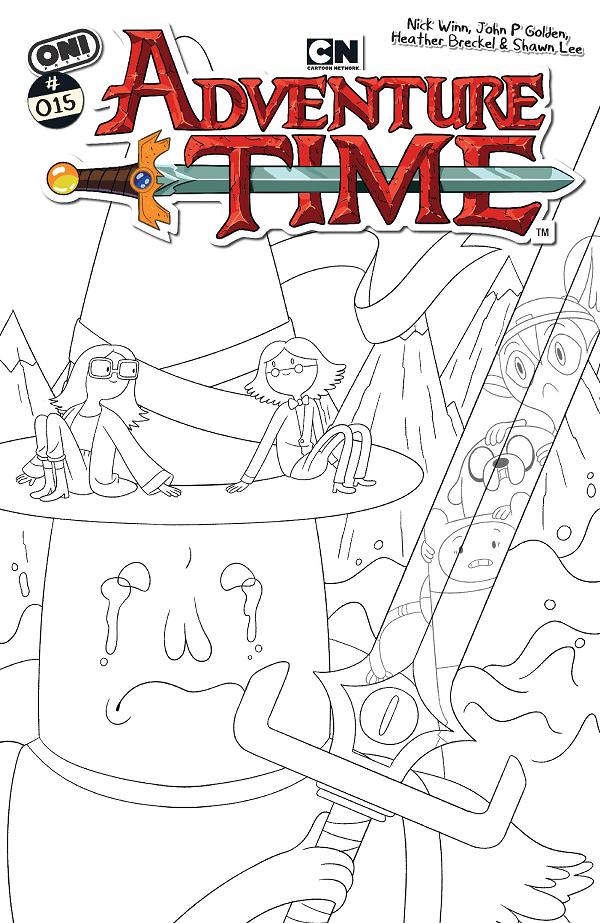 Adventure Time (2025) #15 variant cover by Nick Winn