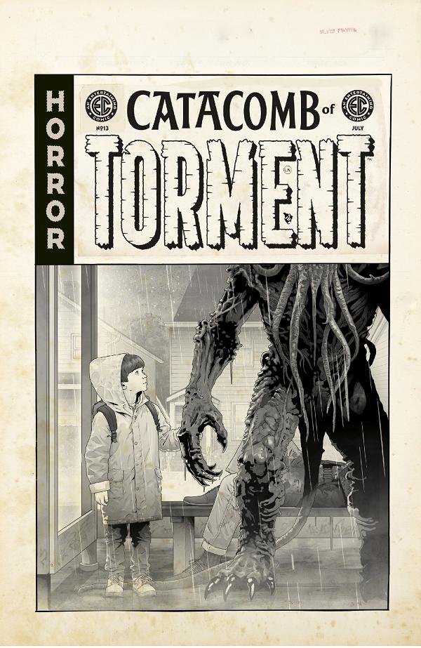 Ec Catacomb Of Torment #13 variant cover by Danny Luckert