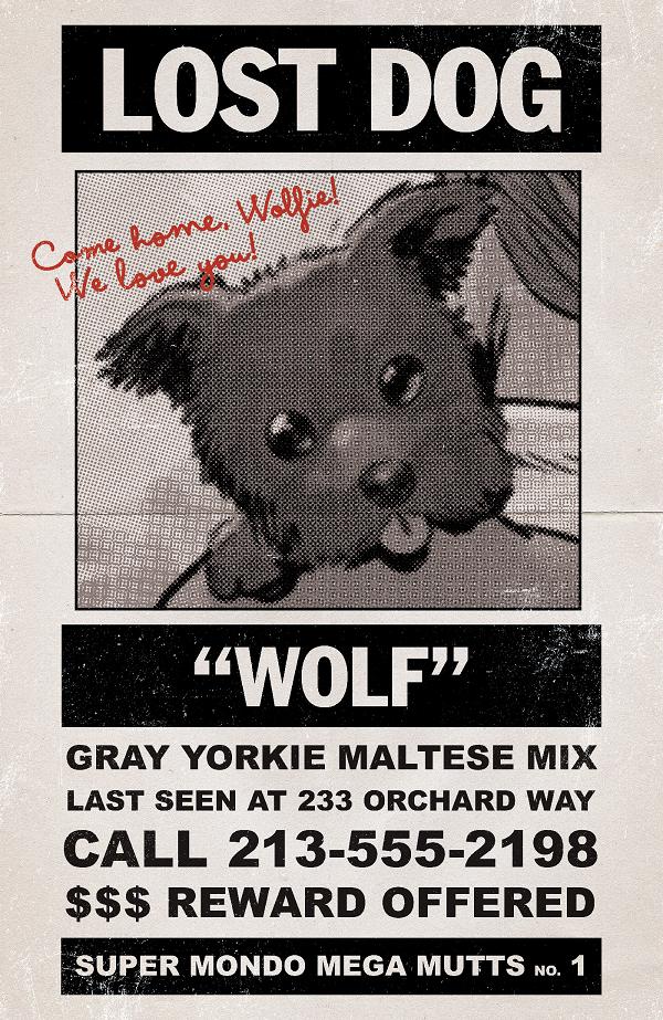 Super Mondo Mega Mutts #1 variant cover by Juan Gedeon