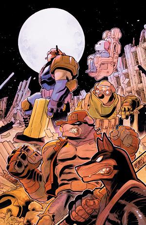 Super Mondo Mega Mutts #1 CVR H (OF 4) CVR H INC 1:20 DAVID LAFUENTE FULL ART cover