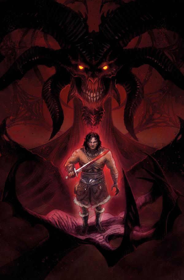 Diablo Dawn Of Hatred #4 variant cover by Abigail Harding