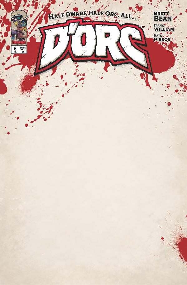 Dorc #6 CVR E CVR E BLANK SKETCH cover