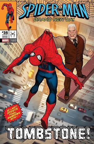 Amazing Spider-Man #35 DAVID NAKAYAMA SPIDER-MAN: BRAND NEW DAY MARVEL STUDIOS VARIANT cover