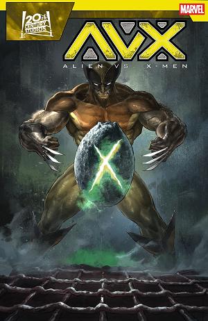 Alien Vs. X-Men #1 ALAN QUAH POSTER HOMAGE VARIANT cover