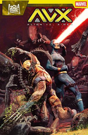 Alien Vs. X-Men #1 BJORN BARENDS VARIANT cover