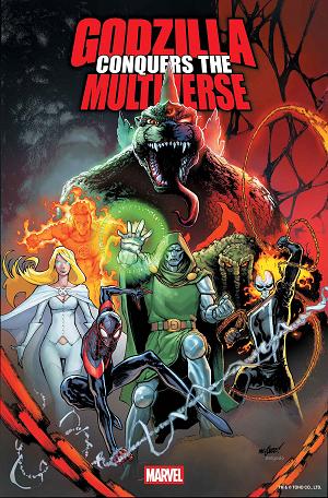 Godzilla Conquers The Multiverse #1 cover