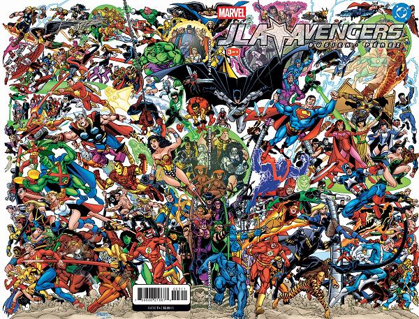 Jla/Avengers Facsimile Edition Wraparound Cover #3 FACSIMILE EDITION WRAPAROUND COVER cover