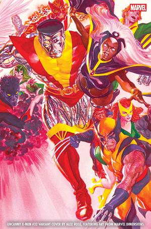 Uncanny X-Men #32 ALEX ROSS MARVEL DIMENSIONS VARIANT cover