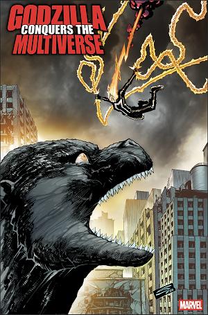 Godzilla Conquers The Multiverse #1 GERARDO SANDOVAL VARIANT [1:25] cover