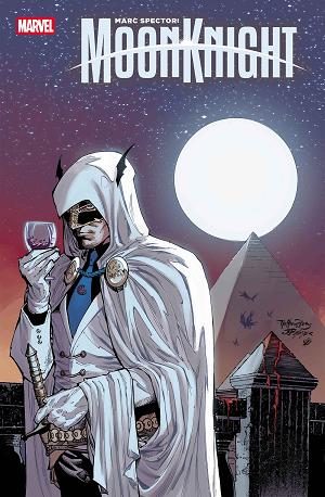Marc Spector: Moon Knight #6 NETHO DIAZ HELLFIRE COSTUME SWAP VARIANT cover
