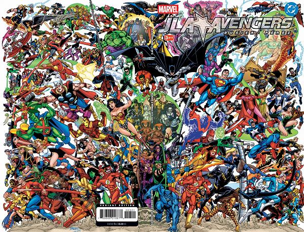 Jla/Avengers Facsimile Edition Wraparound Cover #3 FACSIMILE EDITION FOIL WRAPAROUND VARIANT cover