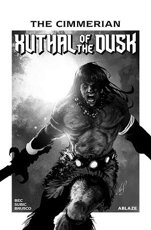 Cimmerian Xuthal Of The Dusk #1 CVR E (OF 3) CVR E 1:25 CHRIS REGNAULT B&W cover