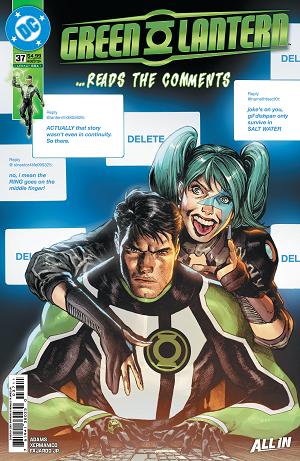Green Lantern #37 CVR A EDDY BARROWS cover