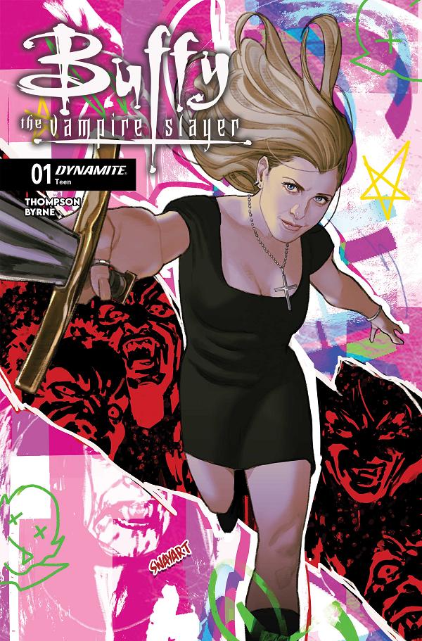 Buffy The Vampire Slayer #1 variant cover by Joshua Sway Swaby