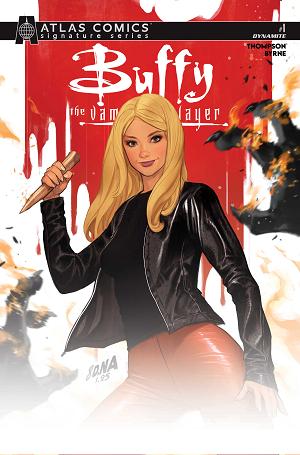 Buffy The Vampire Slayer #1 CVR I CVR I DAVID NAKAYAMA ATLAS EDITION SIGNED BY KELLY THOMPSON cover