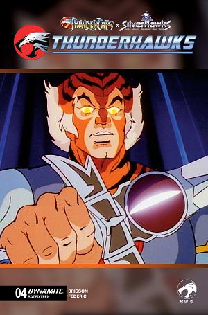 Thundercats X Silverhawks Thunderhawks #4 CVR E CVR E ANIMATION ART cover