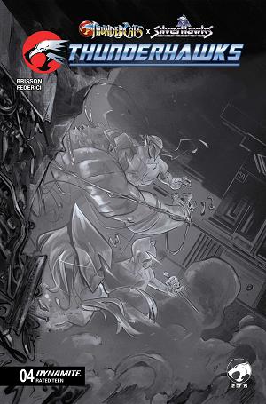 Thundercats X Silverhawks Thunderhawks #4 CVR G CVR G INC 1:10 ALESSANDRO RANALDI VIRGIN cover