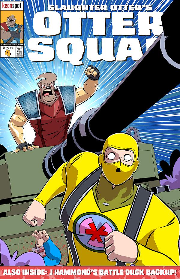 Otter Squad #4 cover by Matt Rodgers