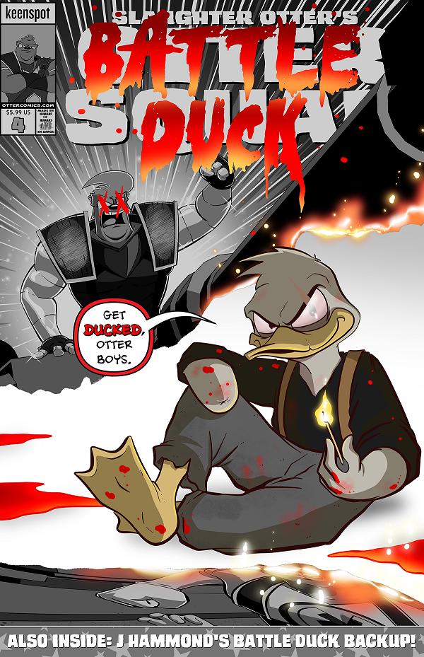 Otter Squad #4 variant cover by J Hammond