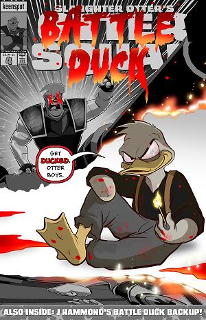 Otter Squad #4 CVR B CVR B J HAMMOND GET DUCKED cover