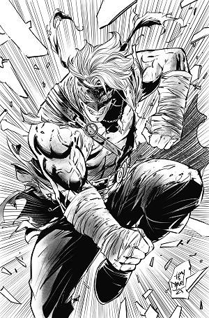 Final Boss #8 CVR F CVR F INC 1:100 TONY DANIEL B&W VIRGIN FOIL cover