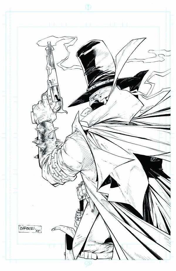 Gunslinger Spawn #56 variant cover by Carlo Barberi