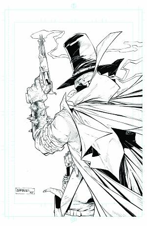 Gunslinger Spawn #56 CVR B CVR B CARLO BARBERI RAW ART cover