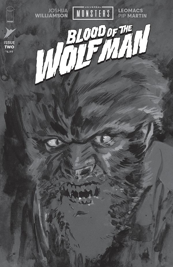 Universal Monsters Blood Of The Wolf Man #2 variant cover by Jacob Phillips