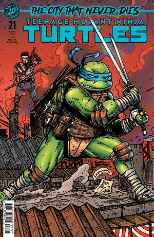 Teenage Mutant Ninja Turtles Cover A (Pe) #21 Variant B (Eastman & Bishop) cover