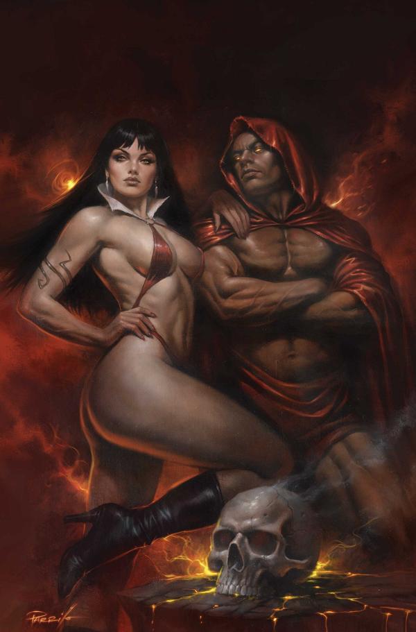 Vampirella #6 CVR F CVR F LUCIO PARRILLO METAL PREMIUM cover