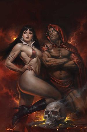 Vampirella #6 CVR F CVR F LUCIO PARRILLO METAL PREMIUM cover