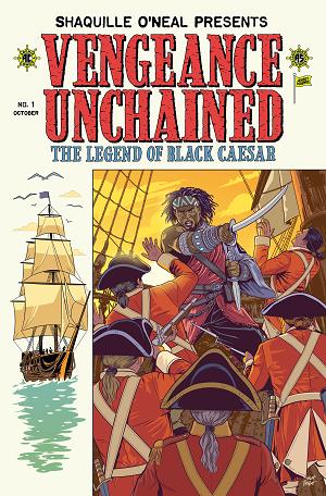 Shaquille Oneal Presents Vengeance Unchained The Legend Of Black Caesar #1 CVR E (OF 5) CVR E MATT TALBOT EC PIRACY HOMAGE FOIL cover