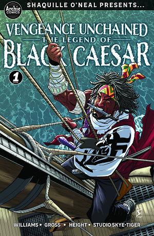 Shaquille Oneal Presents Vengeance Unchained The Legend Of Black Caesar #1 CVR G (OF 5) CVR G INC 1:10 JAMAL IGLE FOIL cover