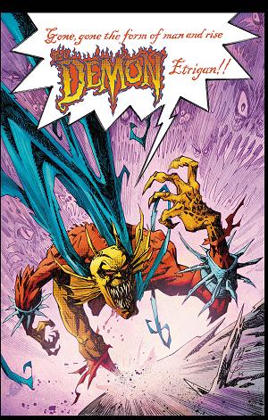 Demon #1 CVR G CVR G INC 1:25 JOHN MCCREA CARD STOCK cover