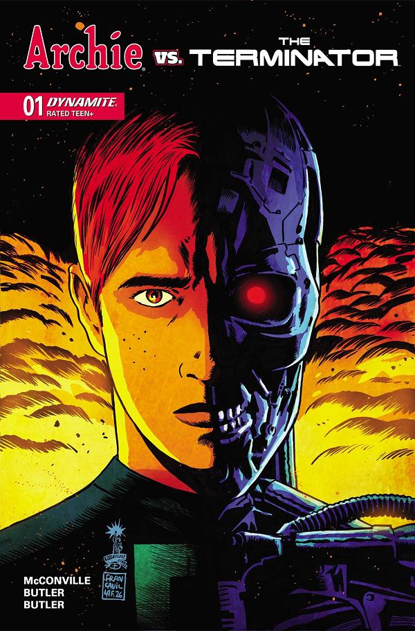 Archie Vs The Terminator #1 cover by Francesco Francavilla