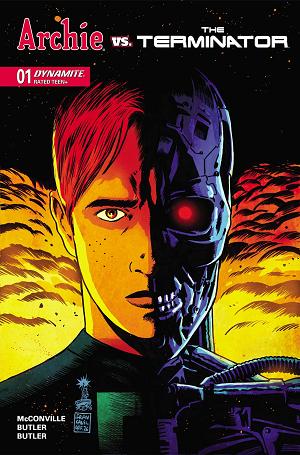 Archie Vs The Terminator #1 CVR A FRANCESCO FRANCAVILLA cover