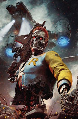 Archie Vs The Terminator #1 CVR F CVR F BJORN BARENDS FOIL VIRGIN cover