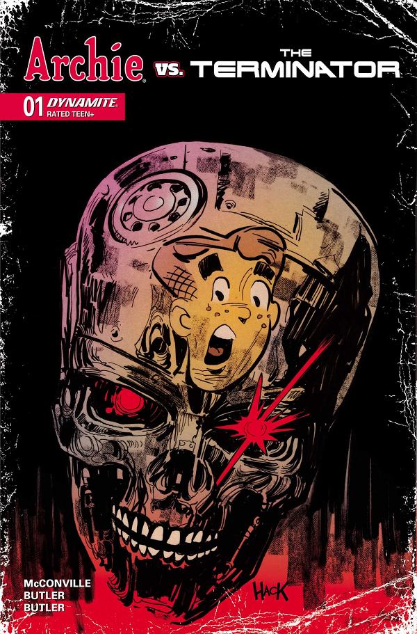 Archie Vs The Terminator #1 variant cover by Bjorn Barends
