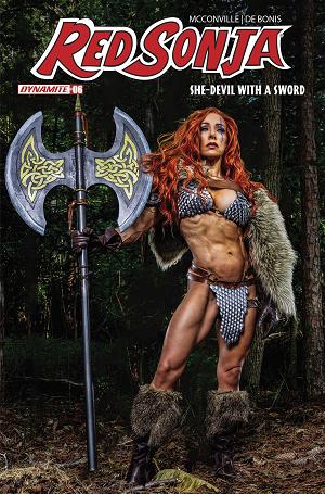 Red Sonja She Devil With A Sword #6 CVR E CVR E COSPLAY VICTORIA RECCHIONE cover