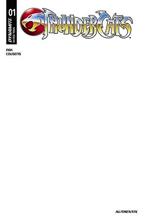 Thundercats (2026) #1 CVR F CVR F BLANK AUTHENTIX cover