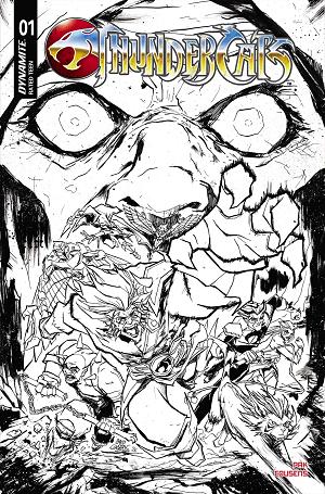Thundercats (2026) #1 CVR N CVR N INC 1:20 DAVID COUSENS LINE ART cover