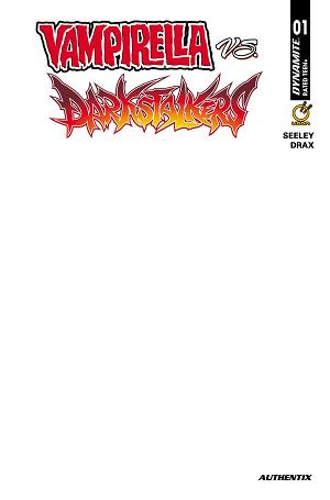 Vampirella Vs Darkstalkers Special #1 CVR F (ONE SHOT) CVR F BLANK AUTHENTIX cover