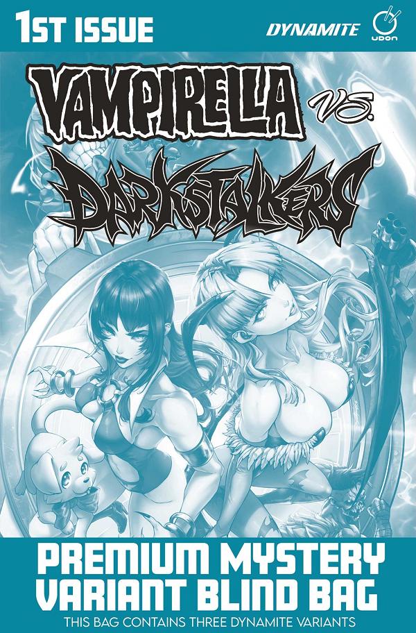 Vampirella Vs Darkstalkers Special #1 variant cover by Premium Mystery Blind Bag