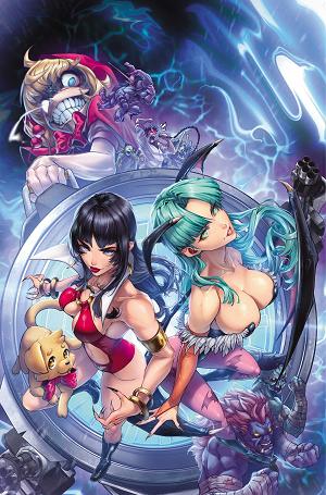 Vampirella Vs Darkstalkers Special #1 CVR N (ONE SHOT) CVR N INC 1:25 DRAX VIRGIN cover