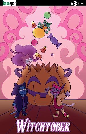 Witchtober #3 CVR B FER LOZADA CAT-O-LANTERN cover