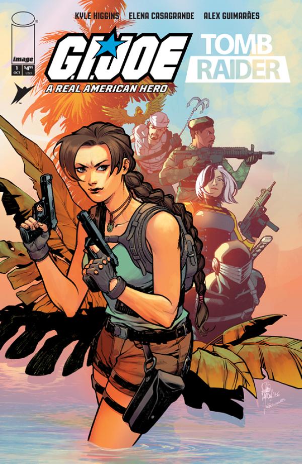 Gi Joe A Real American Hero Tomb Raider #1 CVR A ELENA CASAGRANDE & ALEX GUIMARAES cover